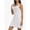 White, variant on Mist Azur Women Full Slip for Under Dress Sleeveless Wide Straps Mini Slip Dress Nightgown 3761