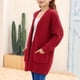 thumbnail image 3 of Cowsor Girls Cardigans Kids Fashion Open Front Long Sleeve Plush Sweaters Outerwear with Pockets, 3 of 6