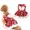 L, variant on Qocolcyl Red Small Dog Christmas Dress,Pet Santa Claus Costume Outfits,L|Winter Dog Dress Skirt;Prefect for Christmas New Year Party;Cat Gift Apparel;Yorkie Chihuahua Poodle;Snowflake and Big Bowtie