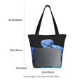 thumbnail image 3 of Sikiie Blue Viper Snake 2 Shoulder Bag Casual Hobo Crossbody Tote Bag for Women and Men Large Purse Messenger Bag Travel Work, 3 of 6