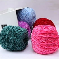 1X Ball of Yarn Soft Gold Velvet Knitting Yarn Diy Shawl Scarf Crochet Thread Woollenyarn Diy Knitting Diy