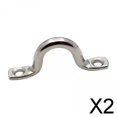 thumbnail image 1 of DYNWAVECA 2xBimini Boat Top Pad Eye Anchor Point Stainless Steel for Canoe Rigging 10mm, 1 of 10