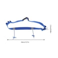 thumbnail image 2 of 2PCS Triathlon Race Number Belt Reflective Design Race Belt (Black and Blue), 2 of 7