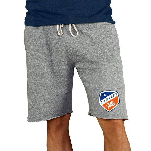 Men's Concepts Sport Gray FC Cincinnati Mainstream Terry Tri-Blend Shorts