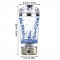 thumbnail image 3 of Usb Rechargeable Mixer Cup, Portable Protein Shaker Bottle With Built In Blender, Wireless Charging For Gym And Travel, 500Ml Capacity, 3 of 6
