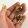 thumbnail image 3 of Yellow and Purple Lizard Reptile Glass Eyes, 3 of 11