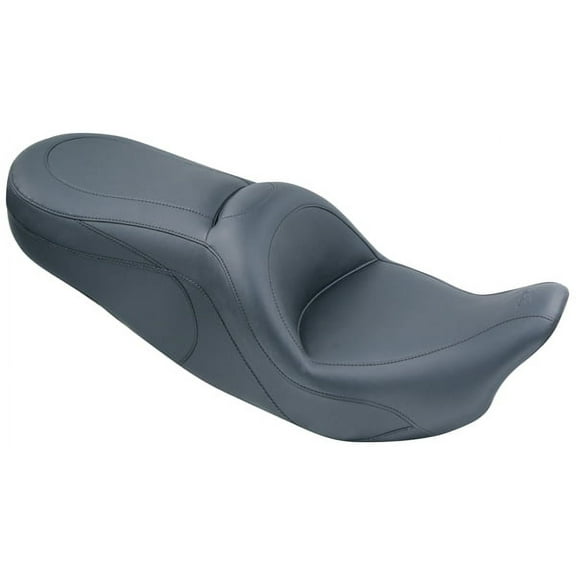 Mustang 1-Piece Sport Touring Black Motorcycle Seat (75454)