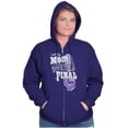 thumbnail image 4 of Mom Has the Final Say Funny Rules Zip Hoodie Sweatshirt Women Brisco Brands S, 4 of 6