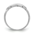 thumbnail image 2 of Sterling Silver Rhodium-plated Overlap Infinity Ring, 2 of 6