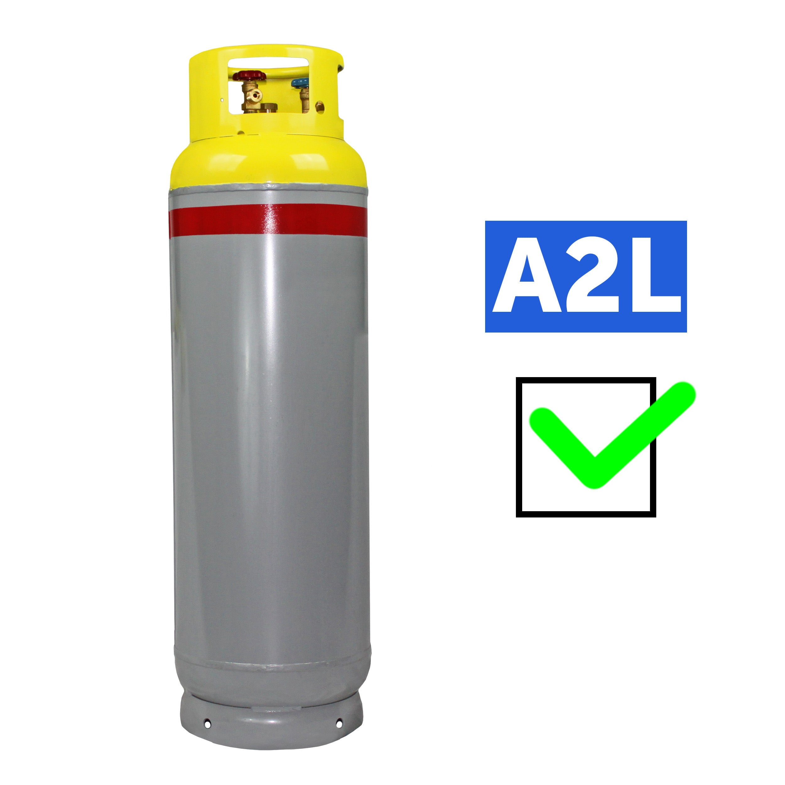Flame King 239-Pound Refrigerant Recovery Cylinder Tank for A2l Refrigerants