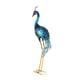 thumbnail image 5 of Figura de animal para exteriores, pintada a mano, portátil, resistente, para jardín pavo real azul, 5 of 9