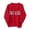 Red, variant on Womens Valentine'S Day Lined Sweatshirts Red Cute Print Heart Pattern Womens Sweaters,Red,2XL