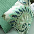 thumbnail image 4 of INK+IVY Mira 200TC Comforter Set, Full/Queen, Blue, 4 of 5