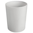 thumbnail image 1 of Bote de basura mDesign redondo de metal, 6,4 L, reciclado, gris claro, inoxidable, 1 of 4