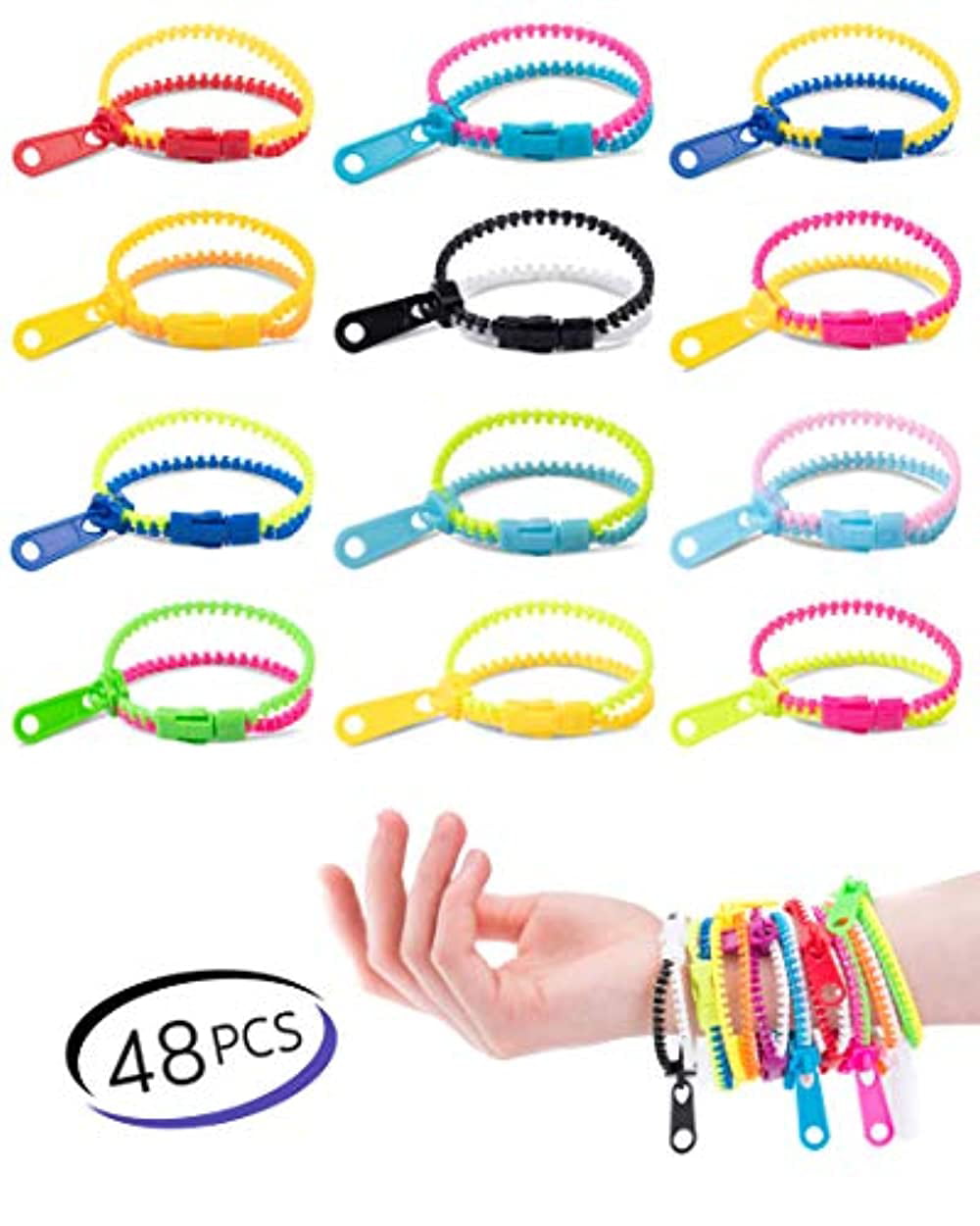 Zipper Bracelet Stress Relie Toys Fidget Products Kids Children Toy Sensory Y8V3 