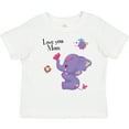 thumbnail image 3 of Inktastic Yara Happy Mothers Day Purple Elephant and Bee Gorgeous Girls Toddler T-Shirt, 3 of 5