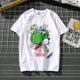 thumbnail image 1 of Camiseta de cuello redondo de manga corta informal de verano para hombres y mujeres con estampado de dibujos animados de Super Mario Bros poliéster tamaño adulto zhangmengya LED, 1 of 2
