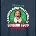 thumbnail image 3 of ELF - Christmas Singing - Women's Lightweight French Terry Long Sleeve Shirt, 3 of 5