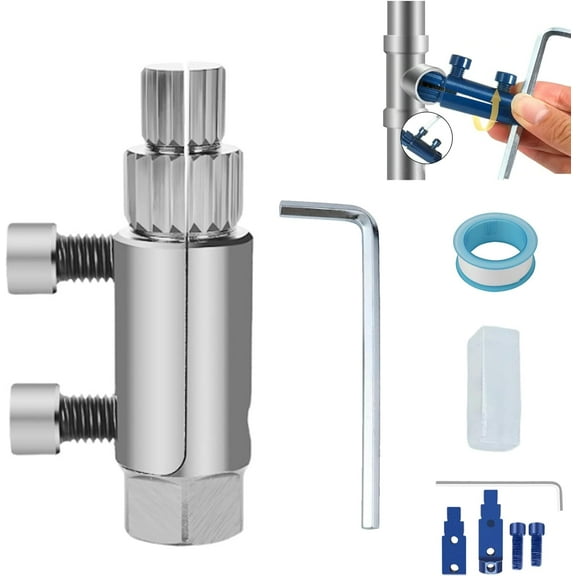 Broken Pipe Thread Extractor,Broken Pipe Thread Extractor Tool,2025 2nd generation Upgrade Stripped Screw Extractor,Easy Out Bolt Extractor Kit for 1/4"/ 3/8" Damaged Faucet Valve Screw Extractor