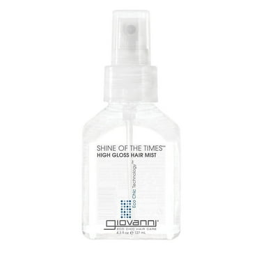 GIOVANNI Shine of the Times Finishing High-Gloss Hair Mist, 4.3 oz. Smoothing Anti Frizz Hair Gloss, No Parabens, Color Safe (Pack of 1)