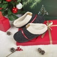 thumbnail image 6 of Men's Cozy Memory Foam Slippers with Fluffy Plush Wool-Like Lining, Slip-on Clog Slippers with Non-Slip Rubber Sole, 6 of 7