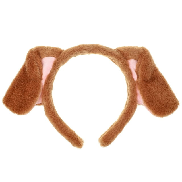 Diadema CHEU con orejas de perro marrones para disfraz de Halloween