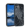 thumbnail image 1 of Compatible with iPhone 12 Phone Case, Dark-Marble-214 Case Silicone Protective for Teen Girl Boy Case for iPhone 12, 1 of 1