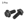 thumbnail image 3 of M12x30mm Hex Serrated Flange Bolts 10.9 Grade Carbon Steel Screws 3 Pack, 3 of 5
