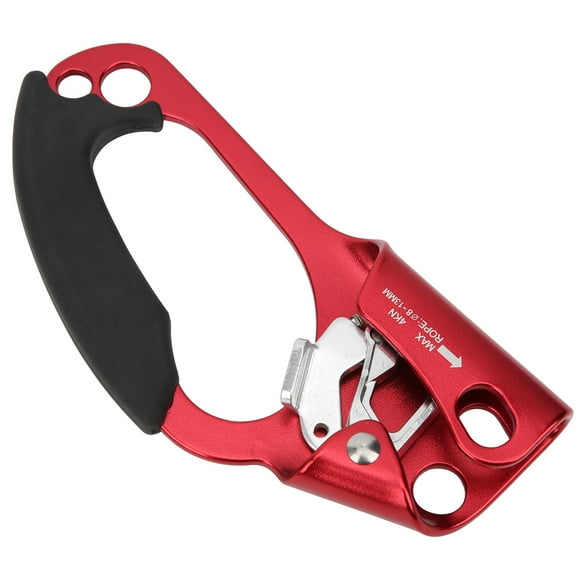 Rock Climbing Gear Equipment Climbing Hand Ascender Rock Climbing Right Hand Ascender Climbing Tree Arborist Rappelling Gear Equipmentred