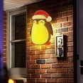thumbnail image 4 of Cubierta de luz de porche, cubierta de lámpara de decoración navideña al aire libre de pingüino, 4 of 4