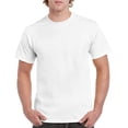 thumbnail image 3 of Gildan G500 Adult Unisex White Heavy Cotton T-Shirts, in Size XL, 3 of 4