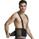 thumbnail image 5 of Faja lumbar NeoTech Care con tirantes/correas para hombros - Ligera y transpirable - Cinturón de soporte lumbar para dolor lumbar - Corrector de postura, trabajo, gimnasio - Color negro (Talla L), 5 of 5