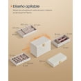 thumbnail image 5 of SONGMICS HOME Organizador Joyas 4 Niveles con Espejo 17.1x28.1x20.6 cm, 5 of 5
