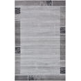 thumbnail image 1 of Unique Loom Tapis de Transition Contemporain Del Mar Collection, 5' x 8', Gris Clair/beige, 1 of 2