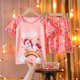 thumbnail image 1 of 18 (altura 148-158 cm) caballo-rosa Pijamas de verano para niños Pantalones superiores Conjunto de pijamas de oso de dibujos animados Ropa para niños y niñas Pijamas para bebés Camiseta de manga corta esquí esquí Gafas de esquí, 1 of 3