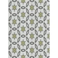 thumbnail image 1 of Ahgly Company Indoor Rectangle Patterned Silver Gray Novelty Area Rugs, 7' x 10', 1 of 6