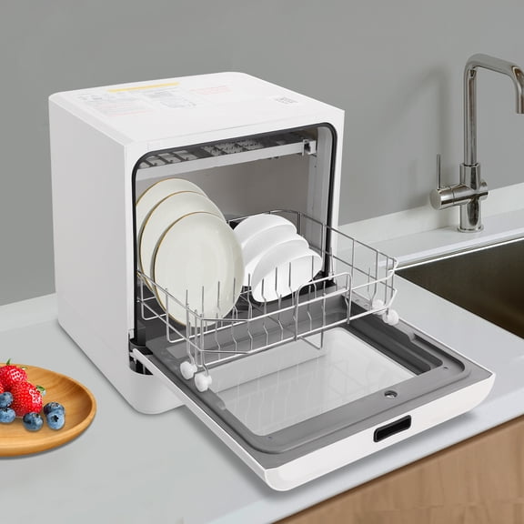 800W Portable Mini Dishwasher, Countertop Dishwasher, Household Mini Dishwasher