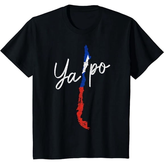 Chile Ya Po Chilean Flag Slang Pride Funny Vintage Chile Map T-Shirt