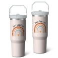thumbnail image 2 of 1pc grandmother 30oz Tumbler with Straw & Handle - Insulated Stainless Steel Cup | Holiday Gift for Man Women (Christmas, Valentine's, Birthday), 2 of 7