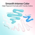 thumbnail image 4 of modelones Gel Nail Polish Kit White French Jelly Pink Winter Blue Ocean Gel Polish Set with 10 Pcs Nails Sponge for Ombre & Stickers, 4 Colors Gel Mini Salon Home DIY Trend Manicure Gift for Women, 4 of 9