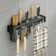 thumbnail image 1 of Portacuchillos de cocina de acero inoxidable | Estante de herramientas de pared con cierre magnético | Organizador compacto para utensilios y cubiertos | Resistente a la corrosión y fácil de instalar, 1 of 6