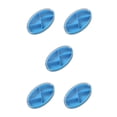 thumbnail image 3 of Billuyoard pastillero portátil giratorio 4 celosías tableta dispensador sellado azúcar organizador contenedor monedero exterior interior accesorios azul Azul 5piezas Billuyoard CBP187145, 3 of 5