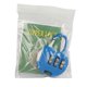 thumbnail image 2 of Mini Combination Lock 3 Digit Padlock Anti Theft Zinc Alloy Code Lock for Lockers Suitcases LuggageSky Blue, 2 of 2