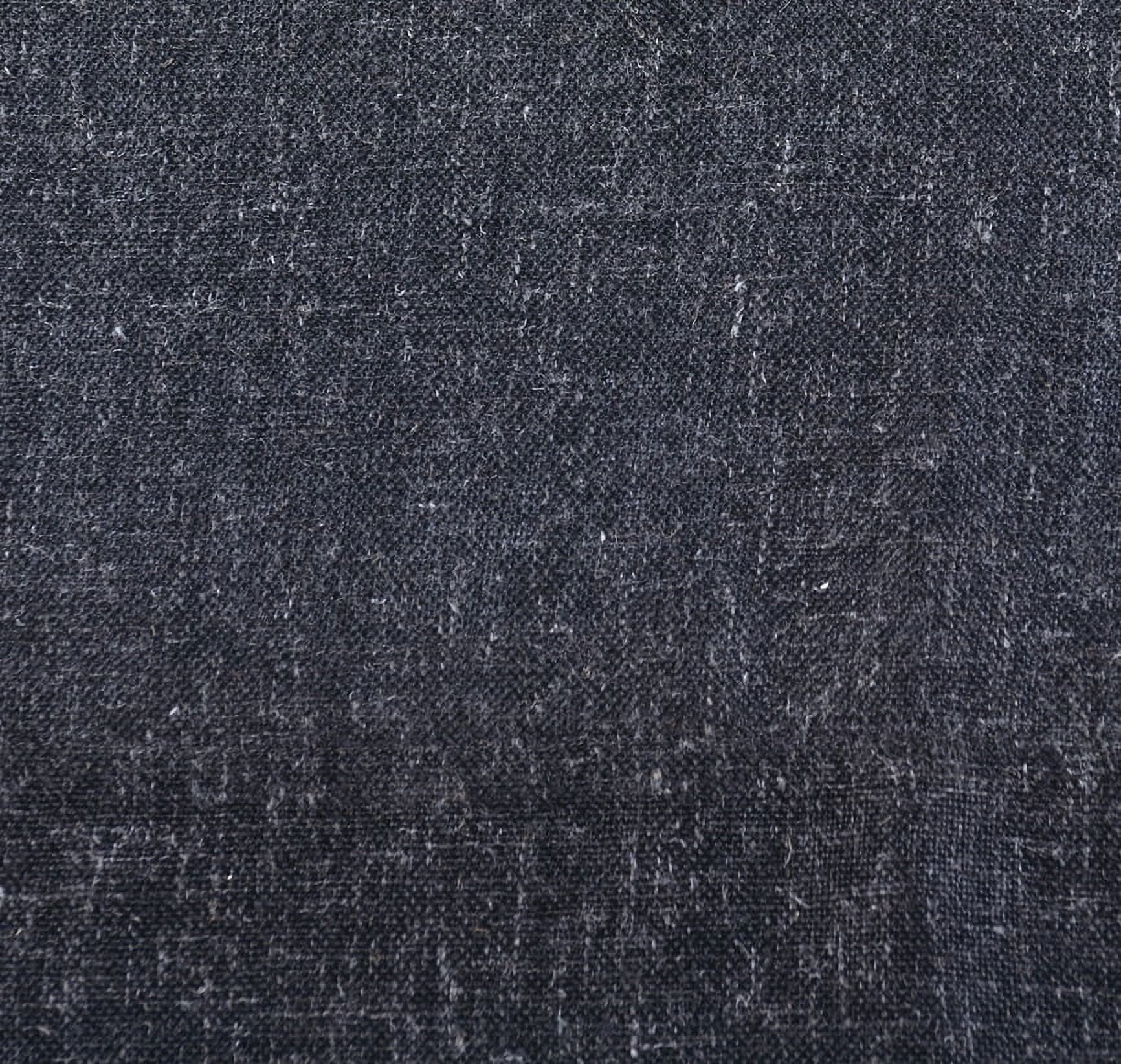 Better Homes & Gardens 100% Blackout Linen Blend Single Curtain, 50x95, Rich Black