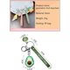 thumbnail image 3 of Fruit Series Avocado, Banana, Pineapple, Watermelon Keychain Doll Keychain Pendant Backpack Creative Pendant Car Keychain Watermelon Watermelon -, 3 of 3