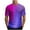 Blue, variant on breaise Men's Tie Dye Shirts Trendy Short Sleeve Round Neck T Shirt Running Workout Shirt Casual Loose Muscle Tee Shirt 2025 Purple M Clearance sale