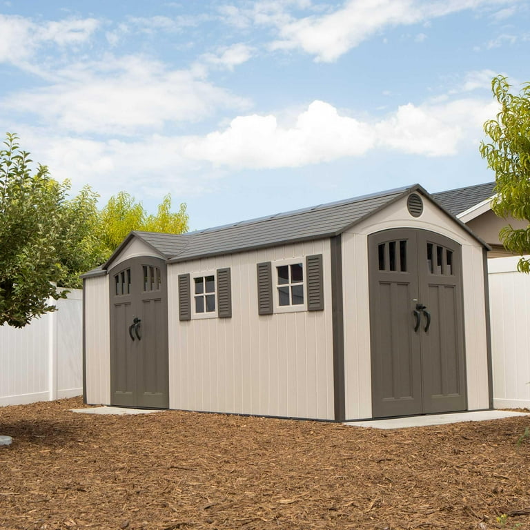 Lifetime 17.5 ft. x 8 ft. Outdoor Storage Shed - 60213 - Walmart.com