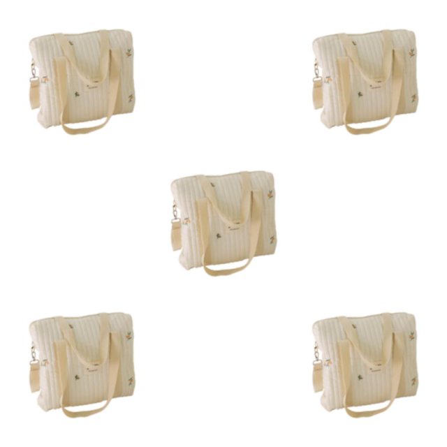 Guardurnaity Bolso de hombro práctico de algodón para mamá bolsa de pañales solución bolsas de mamá para bebé bolsa de maternidad verde oliva Type2 NO2
