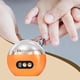 thumbnail image 5 of Cortaúñas eléctrico compacto para adultos y niños mayores. naranja, 5 of 8