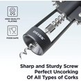 thumbnail image 5 of PRO Wing Corkscrew Wine Opener - 2 in 1 Wine Corkscrew and Beer Opener - The Easiest Way to Open Wine Bottle Corks - Reliable and Sturdy Wine Opener - Wine Bottle Opener$$Home Decor, Kitchen, & Other, 5 of 9